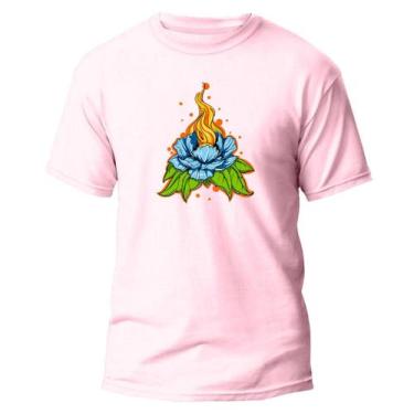 Imagem de Camiseta Basica Algodão Premium Estampa Digital Lily Lotus - Pavesi, R