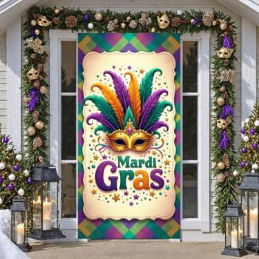 Imagem de Banner de baile de máscaras de baile de máscaras design intrincado ornamento dourado para decoração de festa festival veneziano