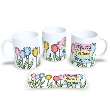 Imagem de Canecas de Porcelna Personalizadas dia Internacional da Mulher 8 de Ma