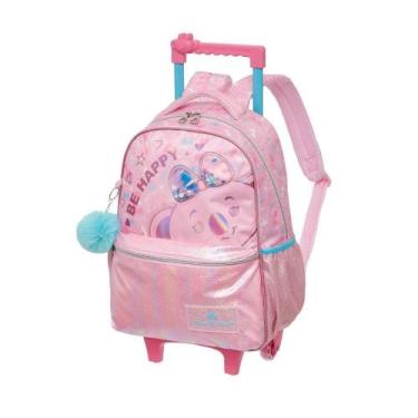 Imagem de Mochila de Rodinhas Lilica Ripilica Com Alças Charming Rosa - Marisol