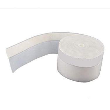 Imagem de Irfora Tira de Vedação Autoadesiva de 5m 45mm, Borracha Silicone, Prevenção Insetos contra Poeira e para Portas e Janelas Armários (Semitransparente)