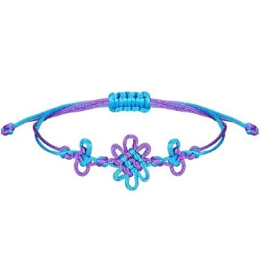 Imagem de NOTLZPLS Pulseiras e colar de nó coreano feitos à mão combinando para casais acessórios de amizade presentes