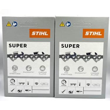Imagem de Stihl 26RS 81 elos de transmissão .325 passo .063 calibre (2 pacotes) Corrente de super motosserra rápida