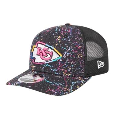 Imagem de Boné New Era 970 Kansas City Chiefs Crucial Catch Preto-Masculino