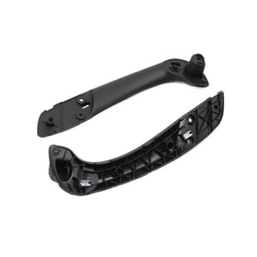 Imagem de Maçaneta da porta interna dianteira esquerda direita do carro com tampa compatível com Renault compatível com Megane 3 Fluence 2008-2016 809600015R 197012651(Inner handle-Black 2)