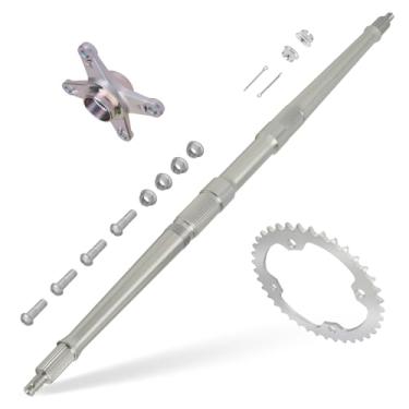 Imagem de Eixo traseiro com cubo de roda dentada de colar para Yamaha YFZ450 2004-2005 5TG-25381-00-00 1S3-25386-00-00