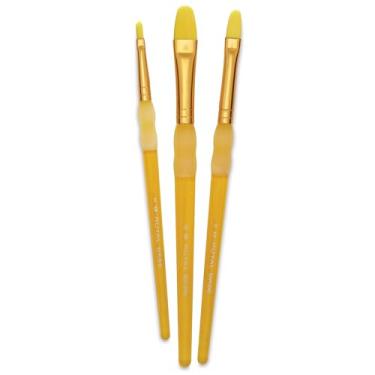 Imagem de Pincéis Royal and Langnickel Big Kids Choice pacote econômico - 3 tamanhos em forma de Filbert