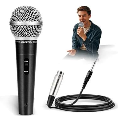 Imagem de Microfone Profissional para Voz e Canto, Resposta de Frequência 80Hz-15kHz, Impedância 1kOhm, Cabo de 3m, Som Cristalino