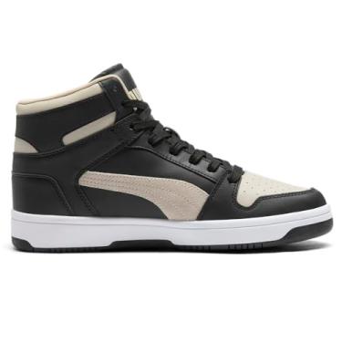 Imagem de PUMA Tênis masculino Rebound Layup SL cano baixo, Preto-deserto Dust, 42