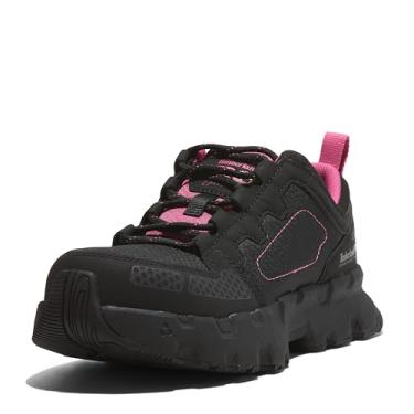 Imagem de Timberland PRO Tênis esportivo feminino Powertrain Ev Composite Safety ToeIndustrial Athletic Work, Preto/rosa, 42 BR