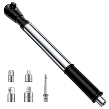 Imagem de Chave de extensão deslocada de 1/5.1 cm para furadeira elétrica, extensor de chave de impacto com extensor de catraca de impacto versátil de 3/20.3 cm, adaptadores de acionamento quadrado de 1/10.2 cm