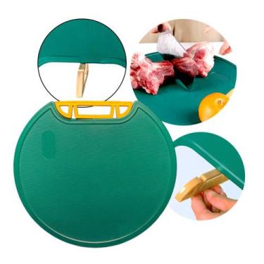 Imagem de Tábua de Cozinha Anticorte Rotativa Durável em PP  Prática e Resistent