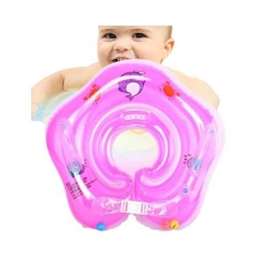 Imagem de Boia Inflável De Segurança Para Bebês - Anel De Natação Para Piscina E