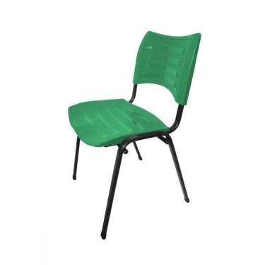 Imagem de Cadeira Empilhável Iso Linha Polipropileno Iso Verde