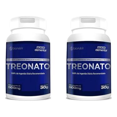 Imagem de Kit 2x Magnésio Treonato Apoio Cognitivo Natural Sem Sabor-Unissex