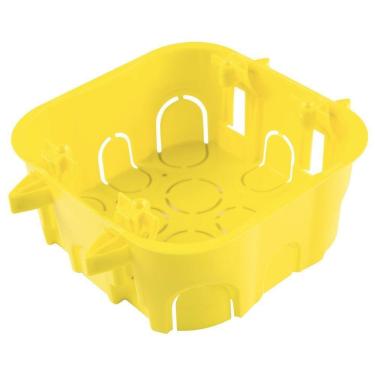 Imagem de Caixa De Embutir Drywall 4x4 Tramontina Amarela Tramontina