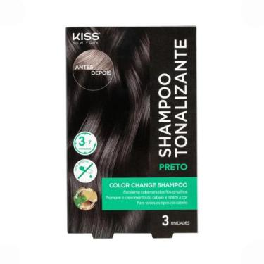 Imagem de Shampoo Tonalizante Color Change Preto - Kiss New York