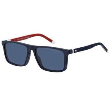 Imagem de Óculos de Grau Tommy Hilfiger Clip On Polarizado TH2086/CS FLL-56-Unissex