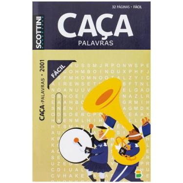 Imagem de Livro - Scottini Caça-palavras (32p) N.2001 (Fácil)