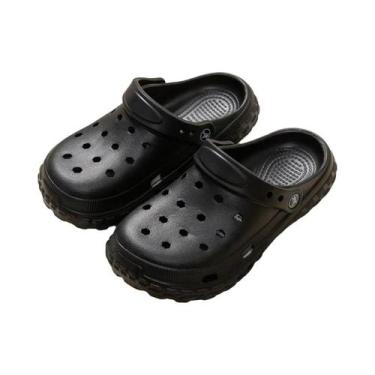 Imagem de Sandálias Masculinas De Verão Antiderrapantes Com Design Vazado, Bico 