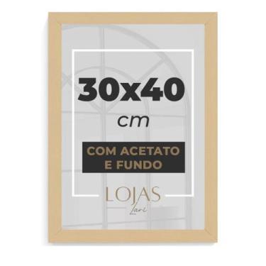 Imagem de Kit 3 Moldura 30x40cm Com Acetato Certificado Diploma Fotografia - - L