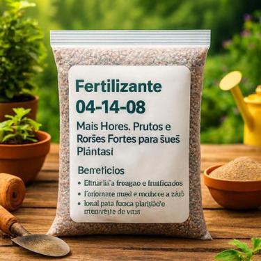 Imagem de Fertilizante Adubo NPK 04.14.08 Premium Granulado 2kg - MIXVISÃO