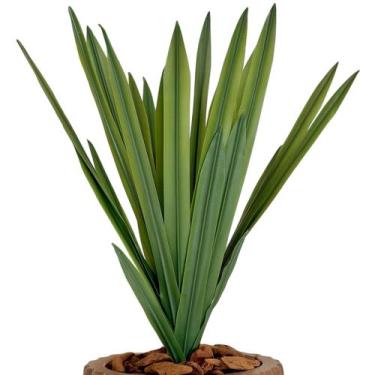 Imagem de Folha De Orquídea Planta Artificial Siliconada Realista - PLANDEC