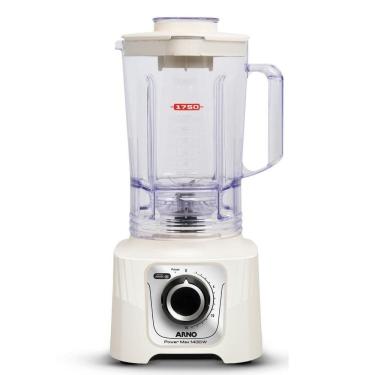Imagem de Liquidificador Arno 3,1 Litros Powermax Com 6 Lâminas 1400W Marfim LN64 - 127V 
