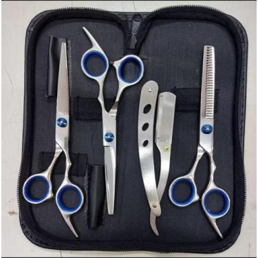 Imagem de kit tesoura para barbeiro - inova