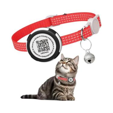 Imagem de Coleira Para Gato À Prova d'Água Com Refletor E Suporte Para AirTag, P