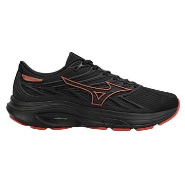 Imagem de Tênis Mizuno Jet 8 Corrida Preto e Vermelho - Masculino 39-Masculino