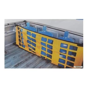 Imagem de Tela Rede Carga Limitadora Pick Up Carro S10 Cabine Dupla 2014 2015 - 