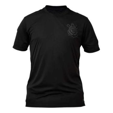 Imagem de Camiseta Corinthians Masculina All Black Licenciada Oficial - Coimbra,