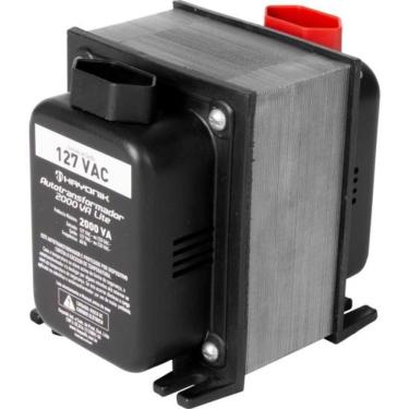 Imagem de Autotransformador Universal 2000VA V2 Lite para Transformar Tensão 110V para 220V e 220...