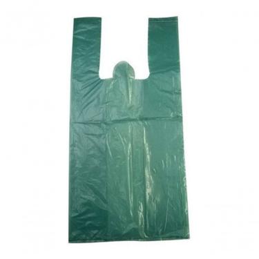 Imagem de Sacola Plástica Reciclada Sacola Reciclada Azul-verde 30x40 1 kg Resistente Até 5 kg Azul Higipack