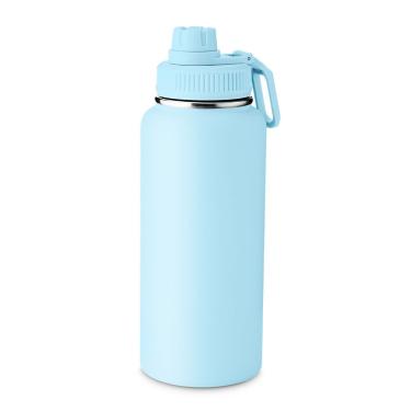 Imagem de Garrafa Térmica com Alça e Bico 960ML para Bebidas em Aço Inox com Parede Dupla Isolada...
