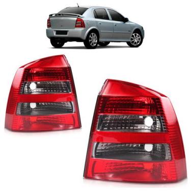 Imagem de Lanterna Traseira Astra Hatch 2003 A 2012 Bicolor Fumê - Automotive Im