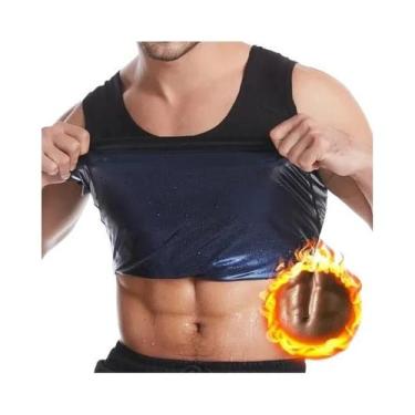 Imagem de Colete Sauna Neoprene Masculino - Emagrecedor e Modelador de Corpo, SM