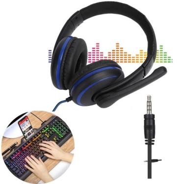 Imagem de Teclado Iluminado Gamer Semi Mecânico Led Mais Fone Headset - dfjn