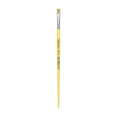 Imagem de Pincel Chato Cerda Natural Cabo Longo Amarelo 456 Condor, 10