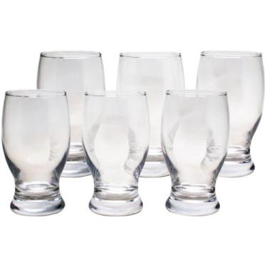 Imagem de Jogo de Copos de Vidro 240ml 6 Unidades Haus - Basic Dia a Dia