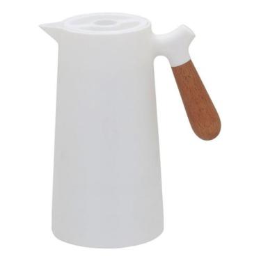 Imagem de Garrafa Térmica Norden Home&Co 25x13x13cm Plástico Branco 1L para Mesa