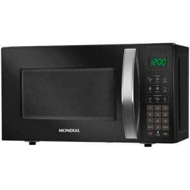 Imagem de Micro-Ondas Mondial 21L, 1.200W - MO-01-21-W, Preto, 110V