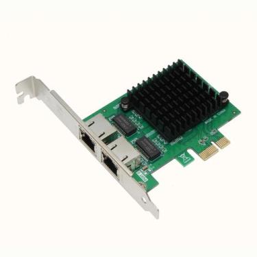 Imagem de Placa De Rede Ethernet PCI-E De Porta Dupla, Adaptador De Rede De Alta