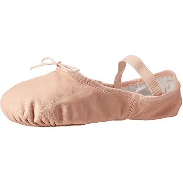 Imagem de Bloch Pantufa feminina Dansoft II com sola dividida, rosa, 6.5 Wide