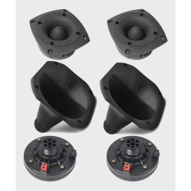 Imagem de Kit 2 Driver + 2 Cornetas + 2 Super Tweeter Compet 480w