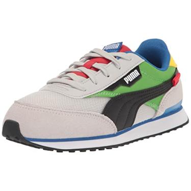 Imagem de PUMA Tênis infantil unissex Future Rider, Cinza violeta, verde clássico, 5.5 Big Kid