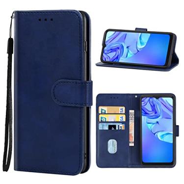 Imagem de Leather Phone Case For TCL 305/30 SE / 306 & Sharp Aquos V6 / V6 Plus(Black)