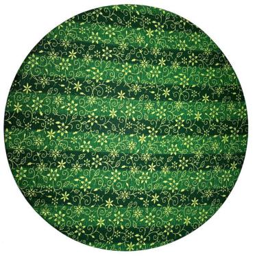 Imagem de Capa de Sousplat Tricoline Estampa Natal p/Base Mdf 35cm