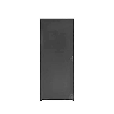 Imagem de Porta Lambril com Fechadural 0.80 X 2.10 Aluminio Preto Lado Direito - Hale